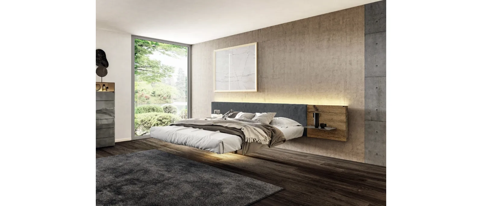 Letto sospeso Fluttua 1617 di Lago