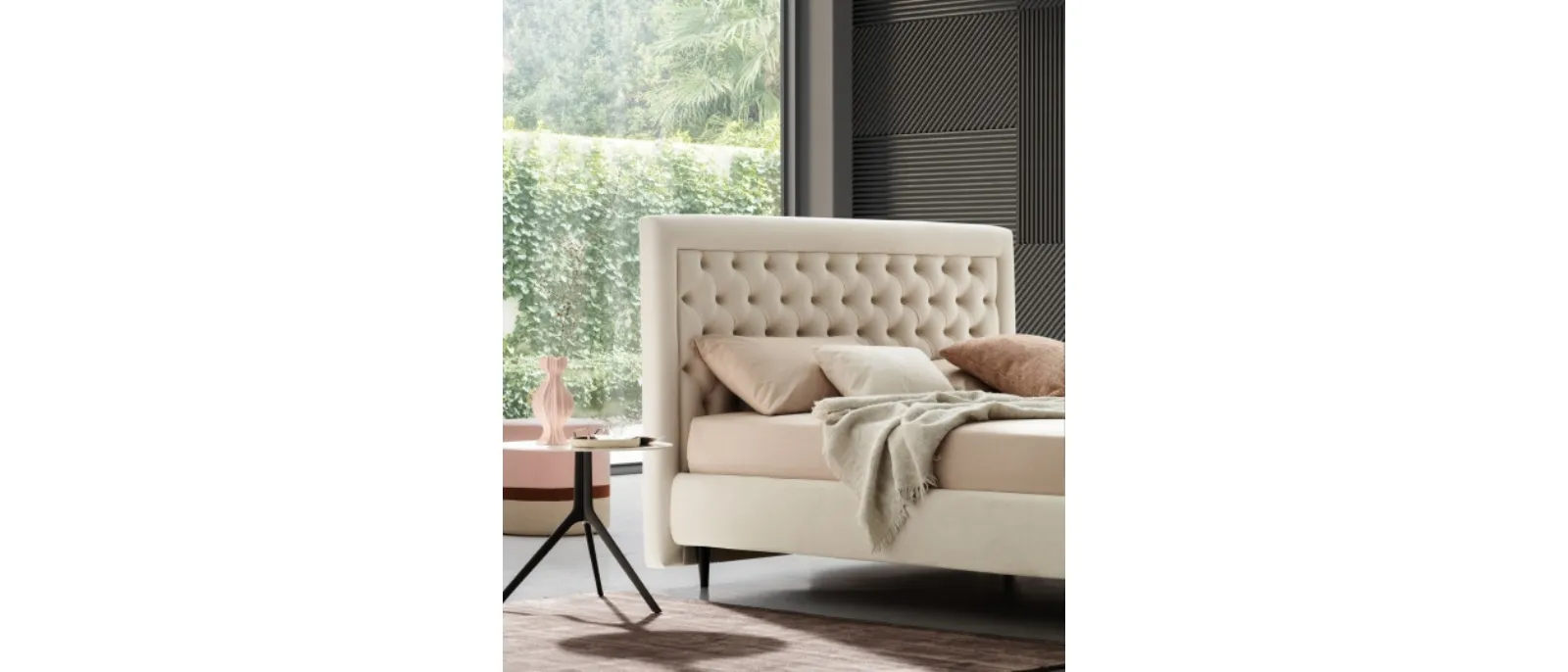 Letto con testiera Monet di Le Comfort