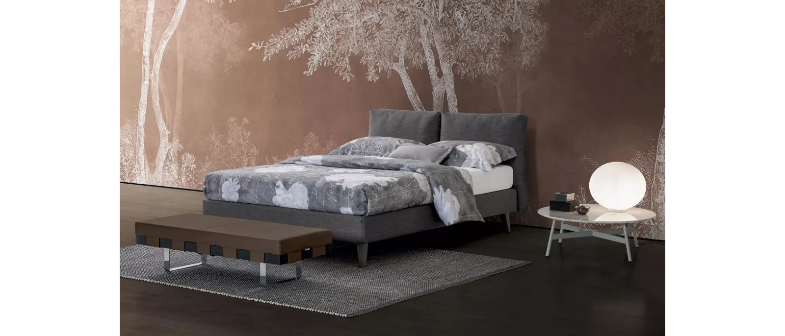 Letto con contenitore Urbano di Oggioni