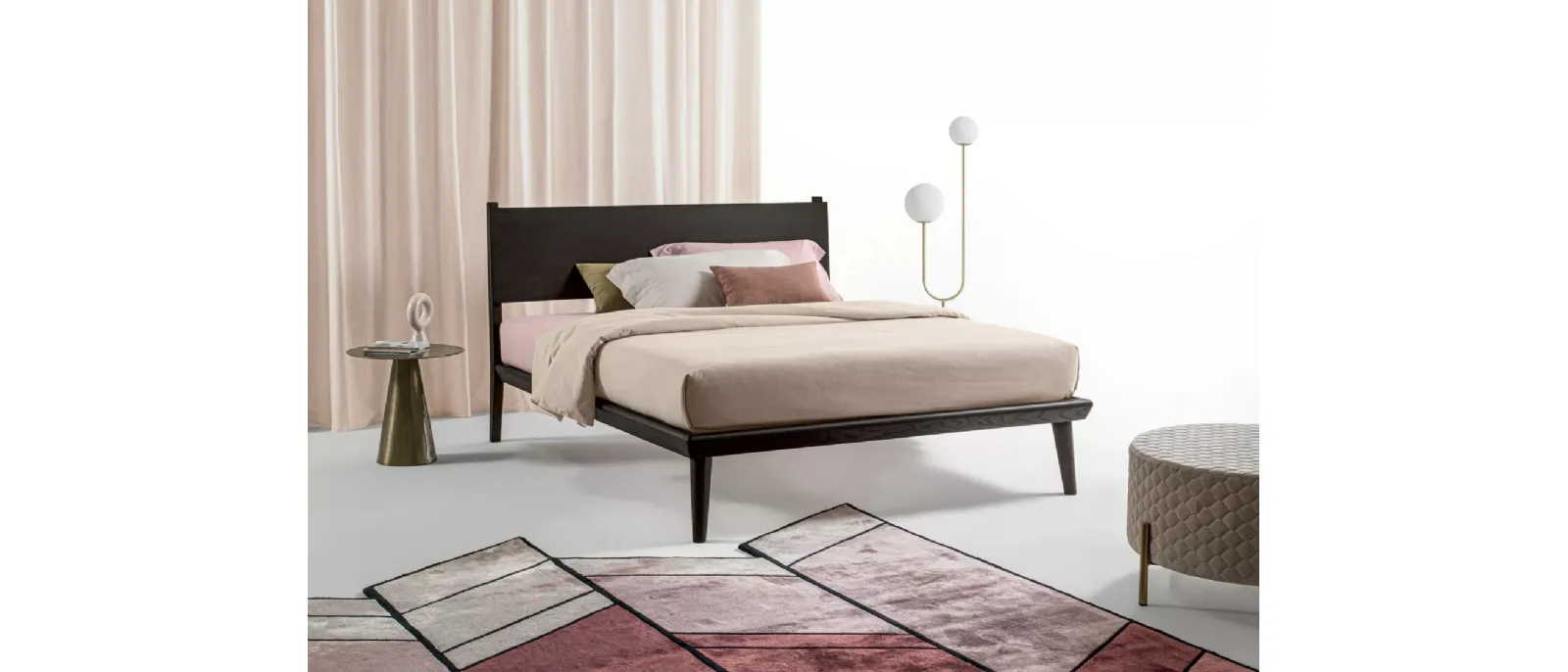 Letto Orimento in legno di Oggioni