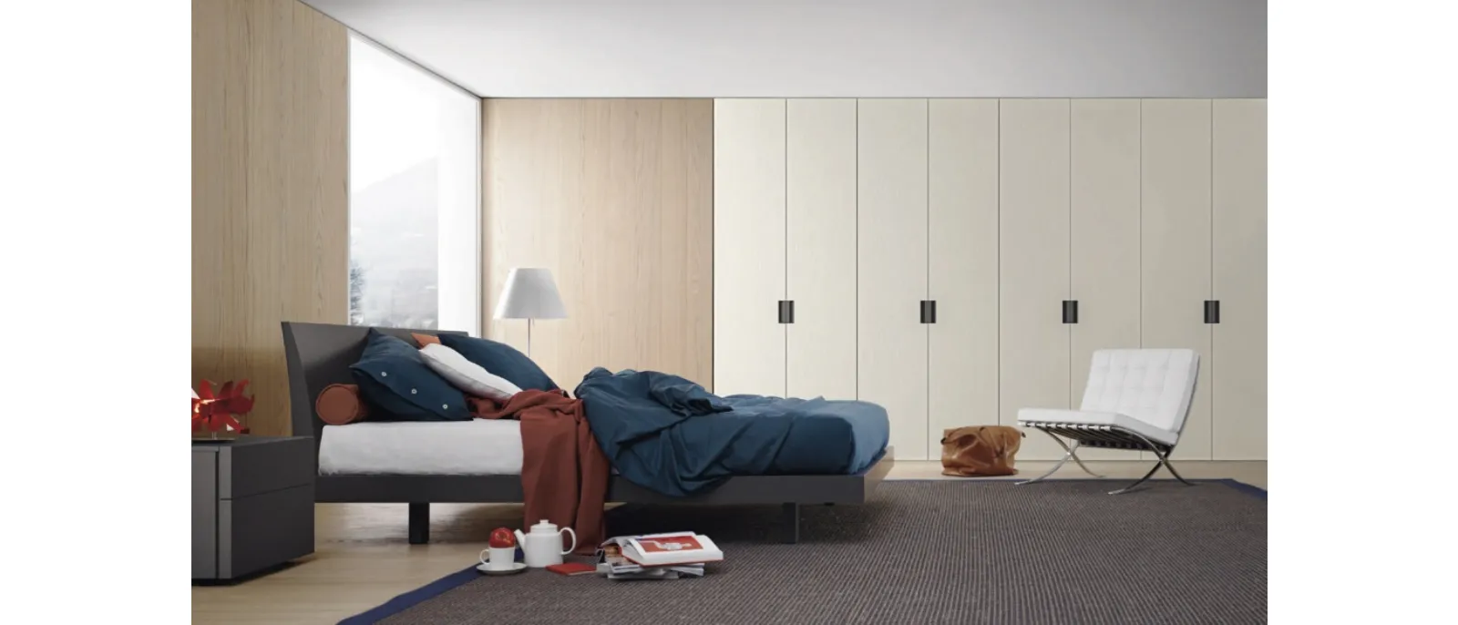 Letto Brio con testiera di Sangiacomo