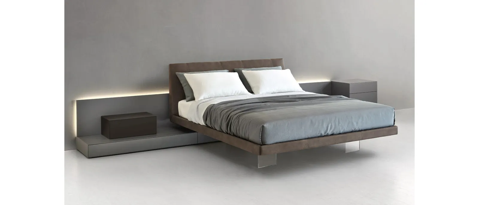 Letto con testiera Diletto di Sangiacomo