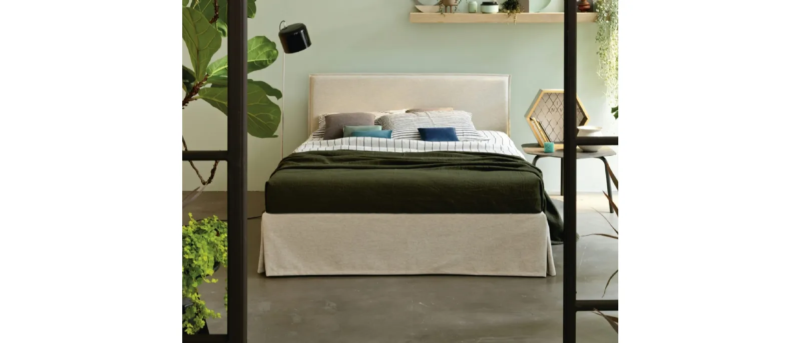 Letto matrimoniale Simplicity Project C40 di Dorsal