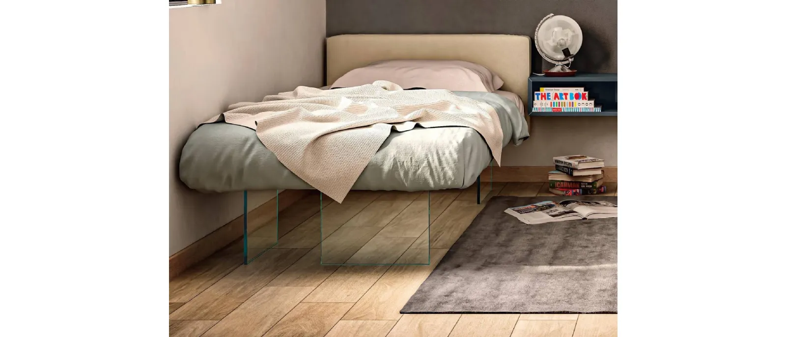 Letto singolo Air Kids & Young 0304 di Lago