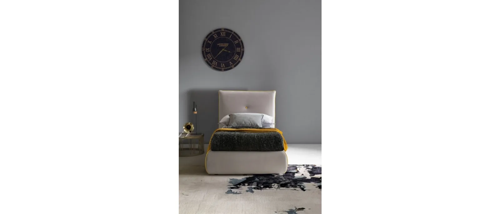 Letto singolo con testiera Java di Le Comfort