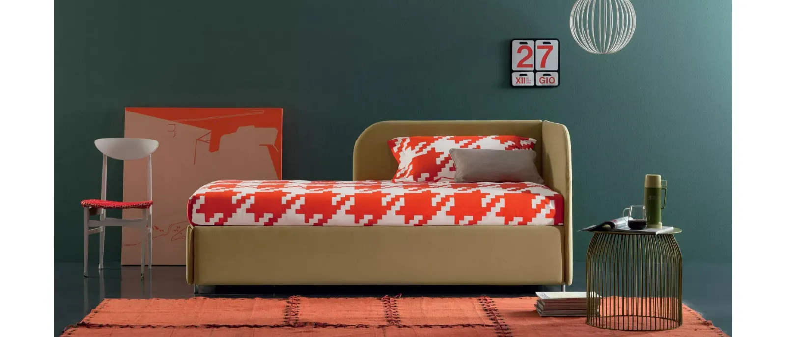 Daybed singolo con letto estraibile Golf 530 di Oggioni