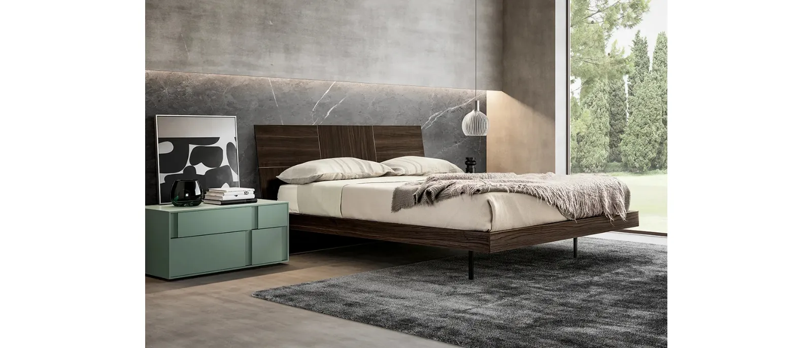 Letto matrimoniale Sirio di Adok