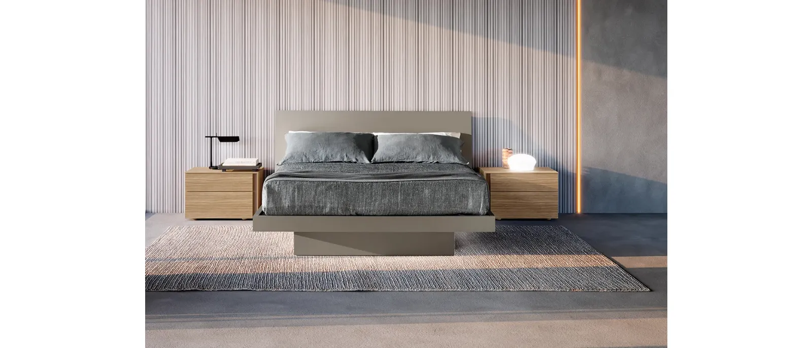 Letto Sirio con contenitore di Adok