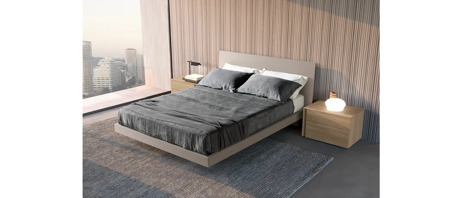 Letto Sirio con contenitore di Adok