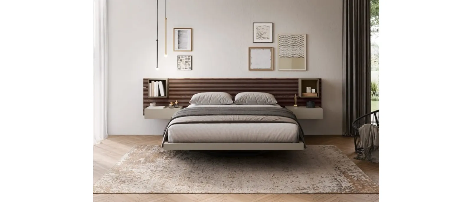 Letto sospeso con contenitore Sorvolo di Fimar