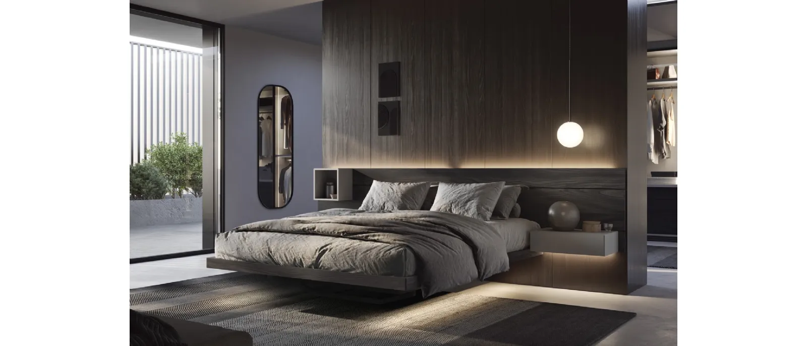 Letto sospeso con contenitore Sorvolo di Fimar