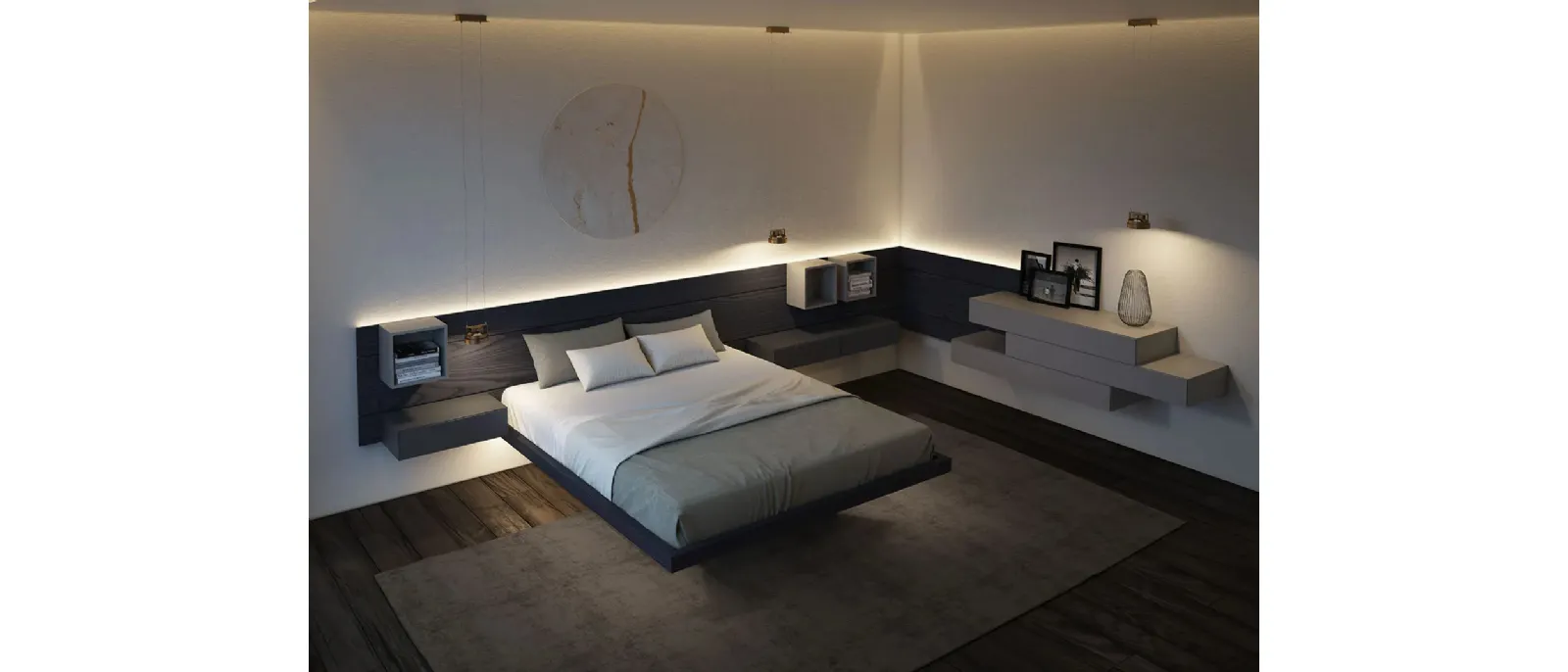 Letto sospeso con contenitore Sorvolo di Fimar