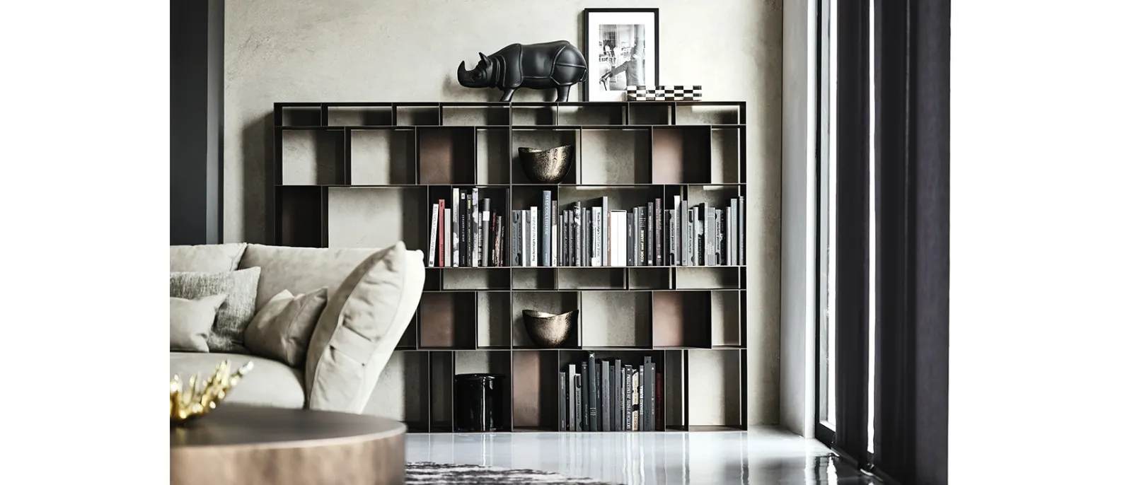 Libreria componibile Latitude di Cattelan Italia