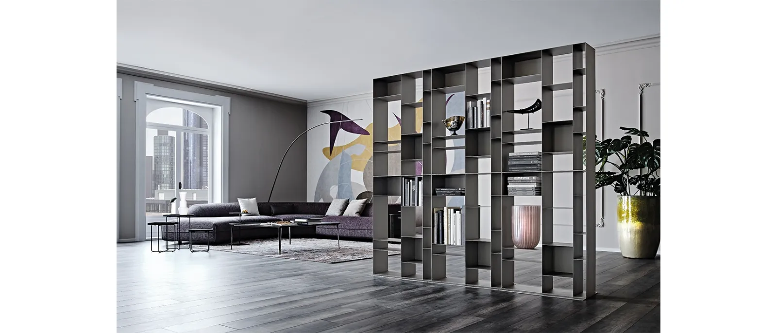 Libreria componibile Latitude di Cattelan Italia