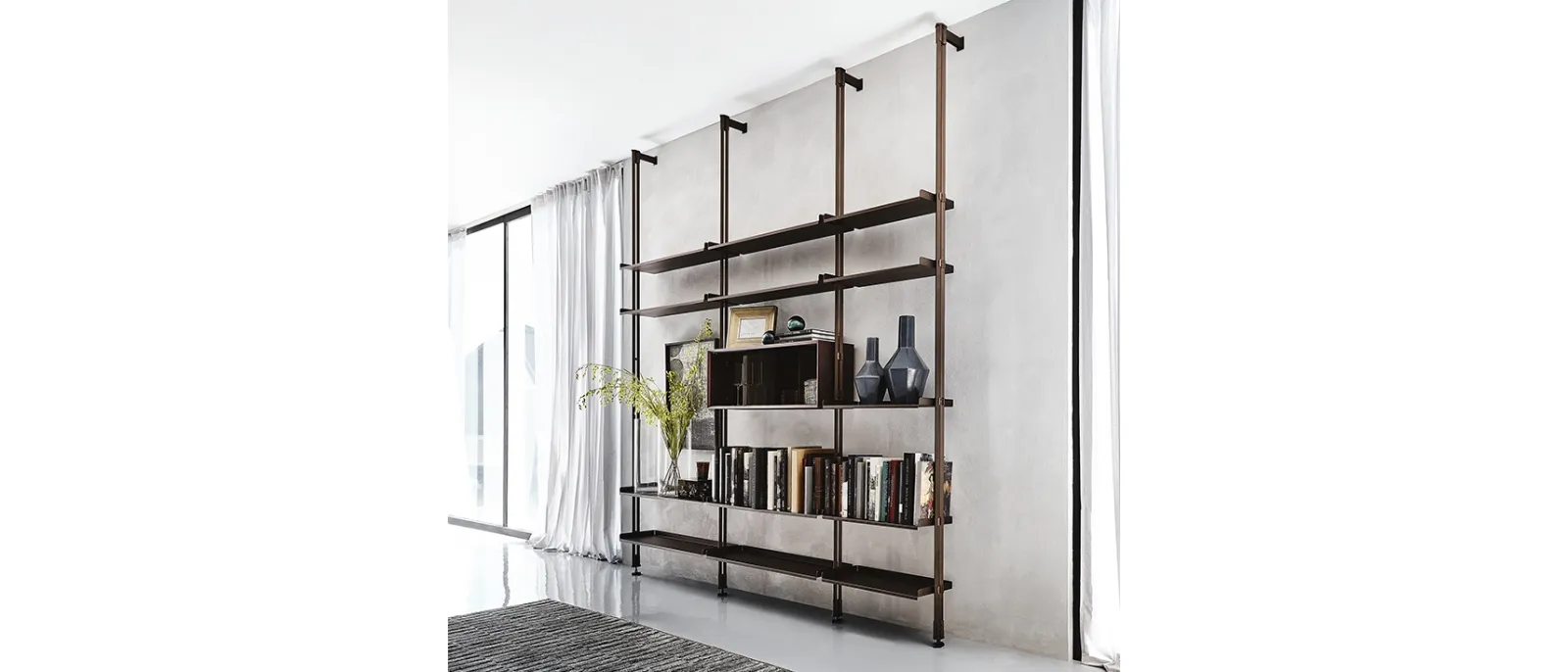 Libreria a muro Freeway di Cattelan Italia