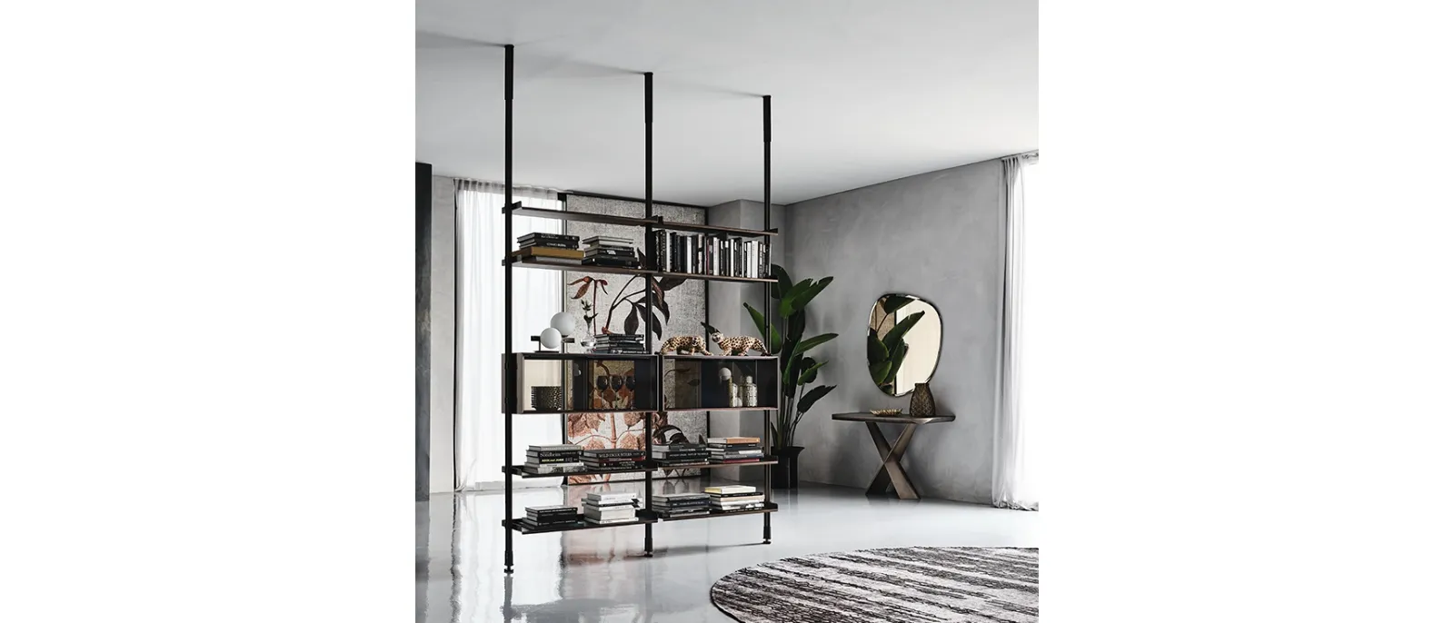Libreria divisoria Freeway di Cattelan Italia