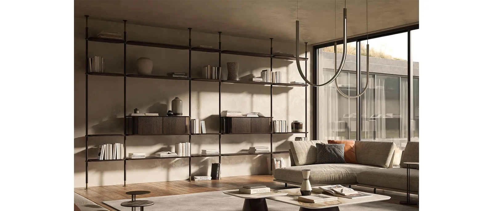 Libreria modulare Harbour di Cattelan Italia