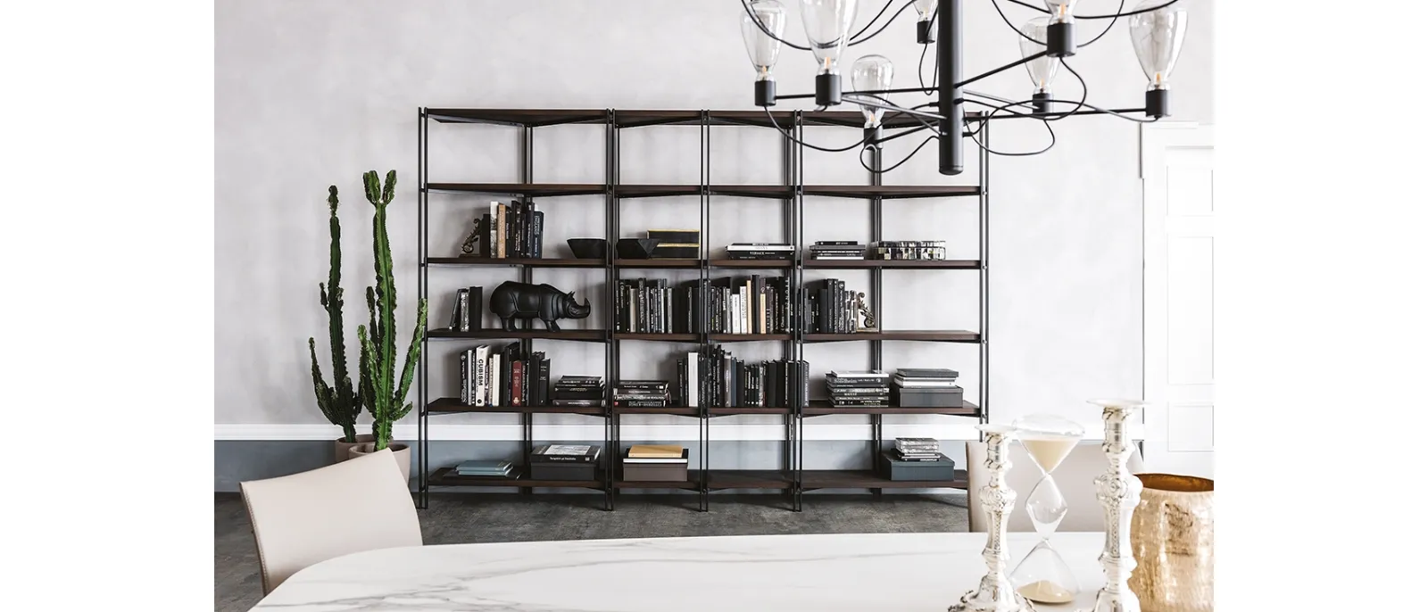 Libreria divisoria Hudson di Cattelan Italia
