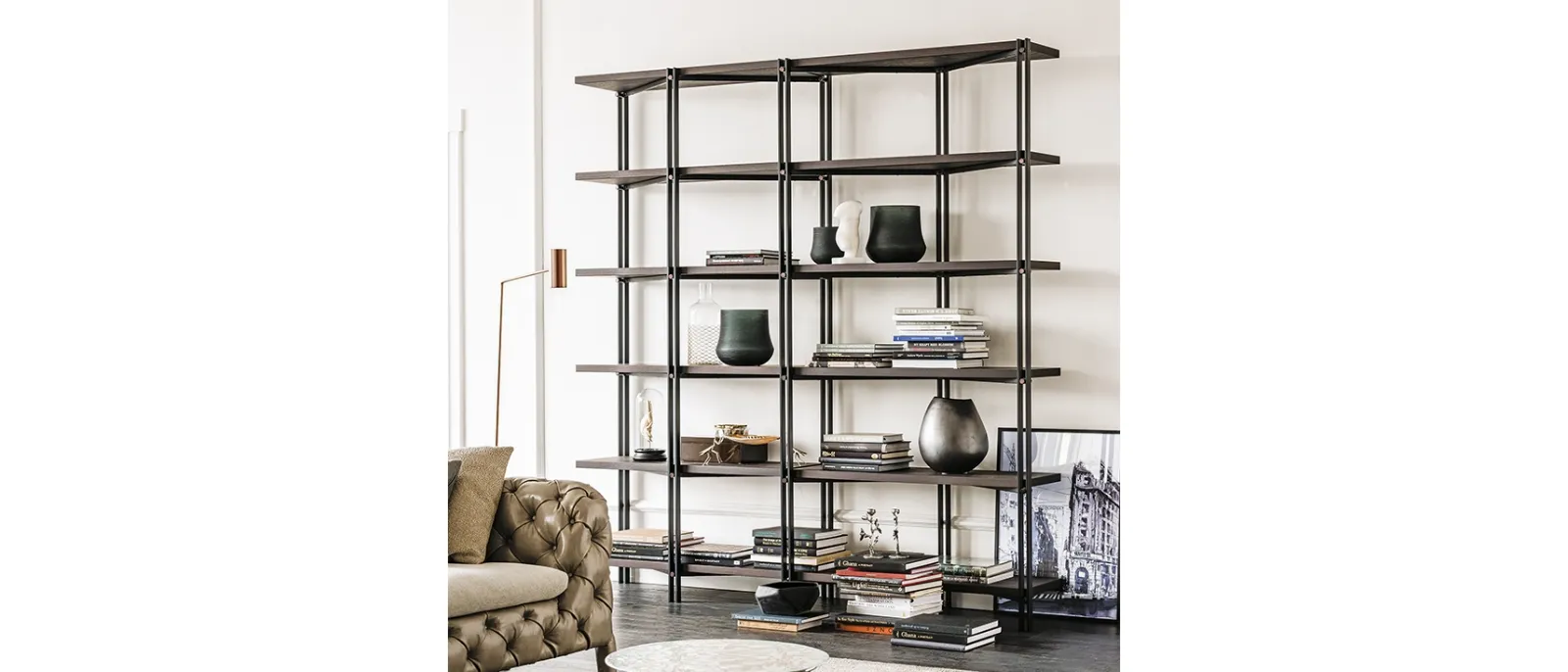 Libreria divisoria Hudson di Cattelan Italia