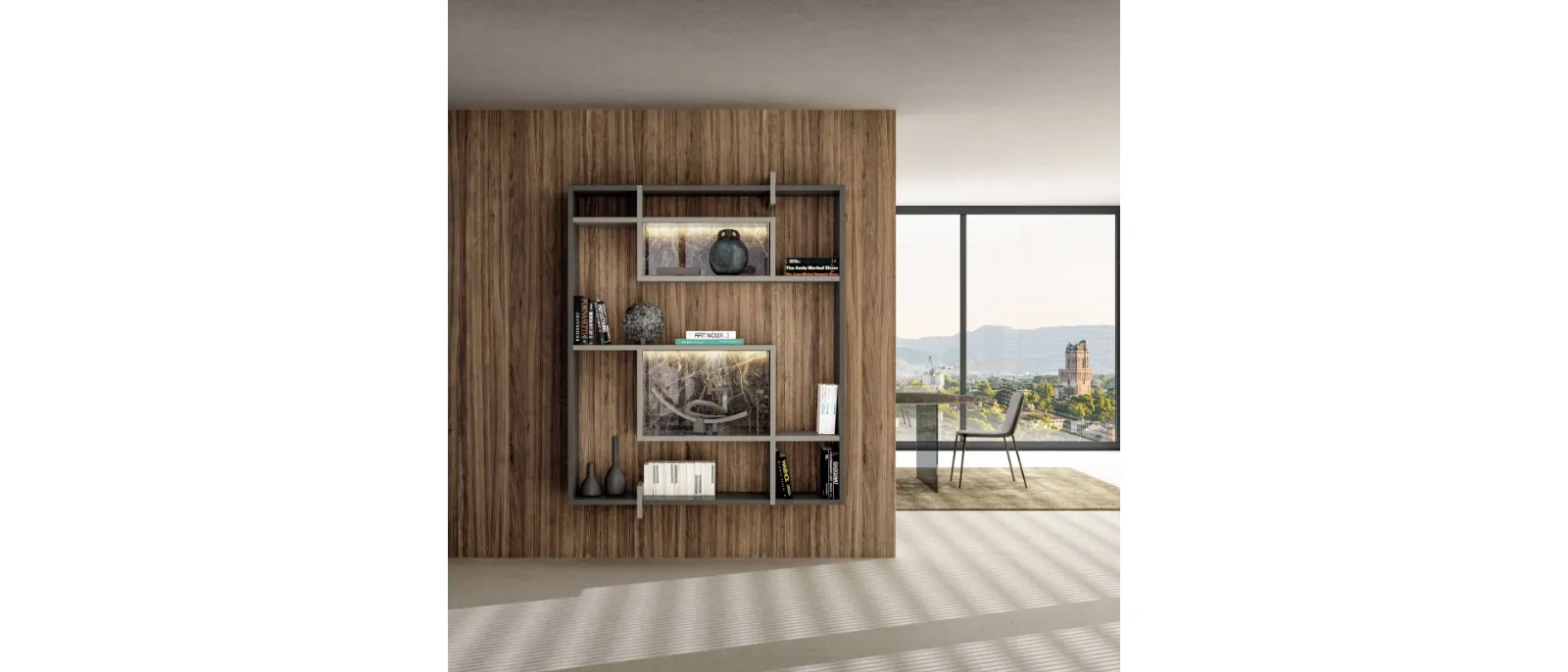 Libreria sospesa LagoLinea 2611 di Lago