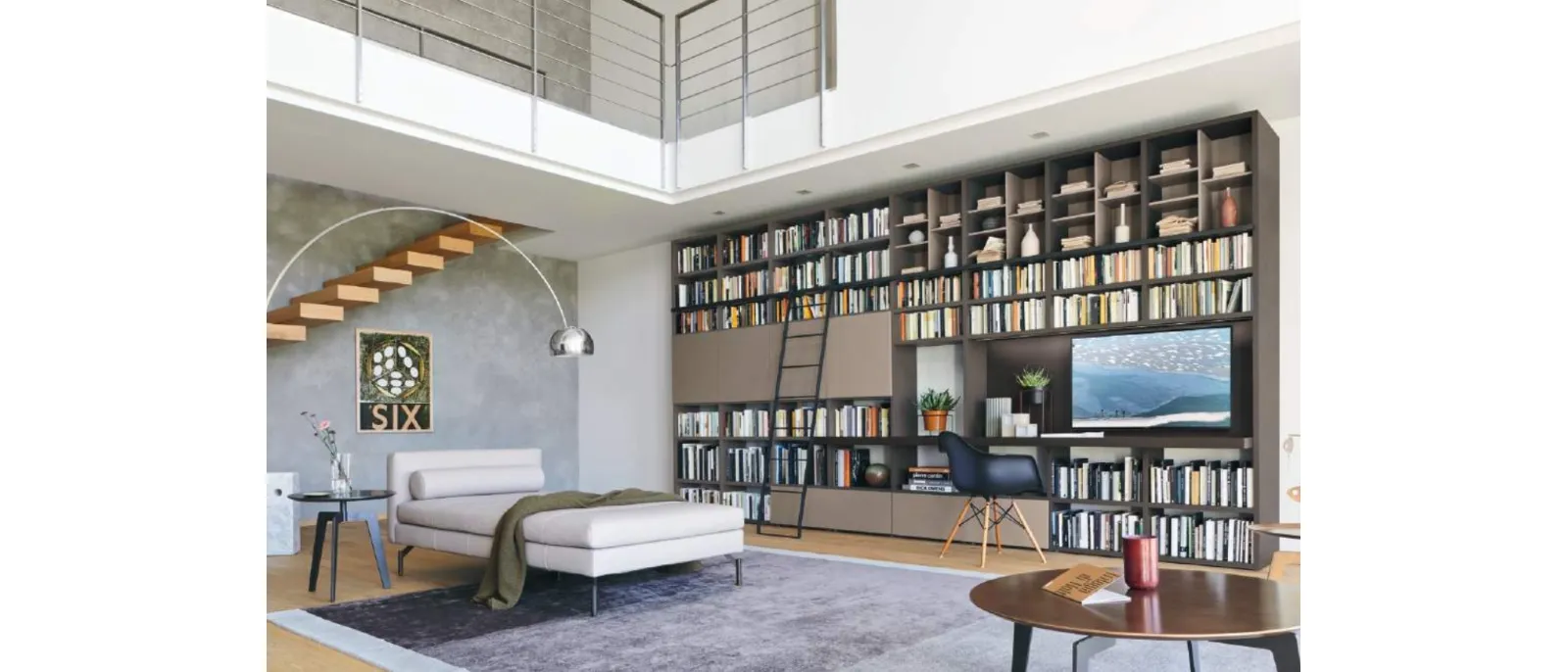 Libreria Modo Composizione M6C68 di Sangiacomo