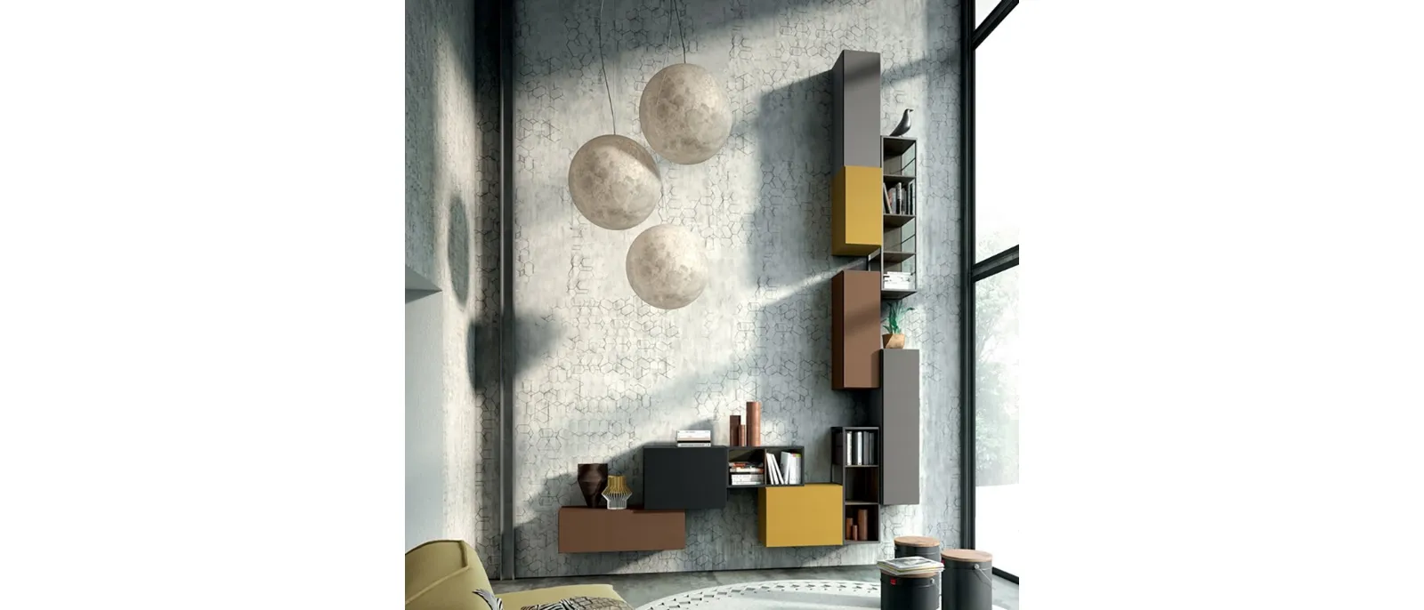 Libreria sospesa Rebel R09 di Fimar