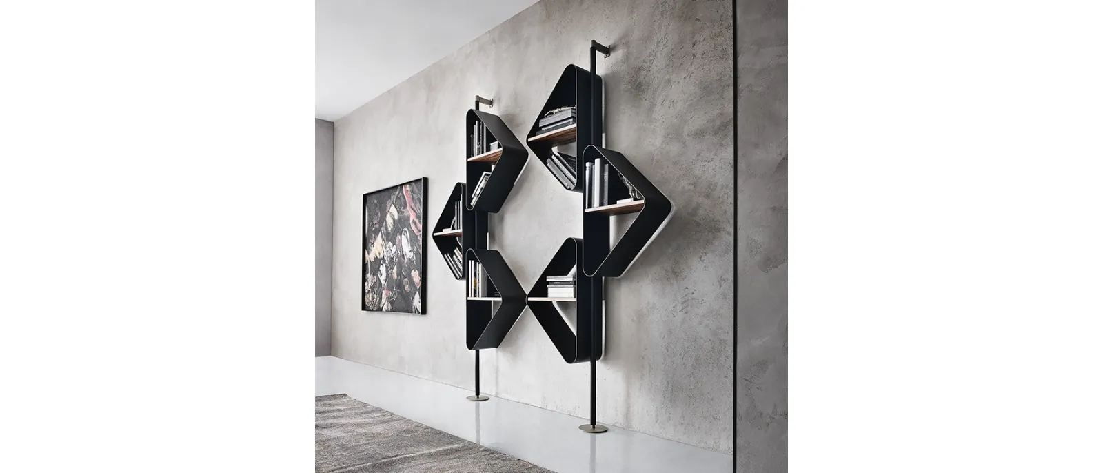 Libreria a muro di design Spinnaker di Cattelan Italia