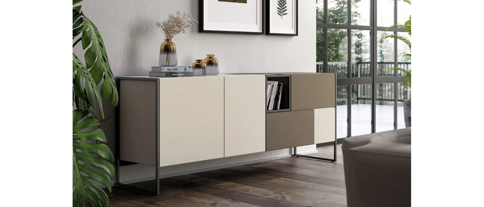 Madia Rebel RS 03 in laccato opaco di Fimar