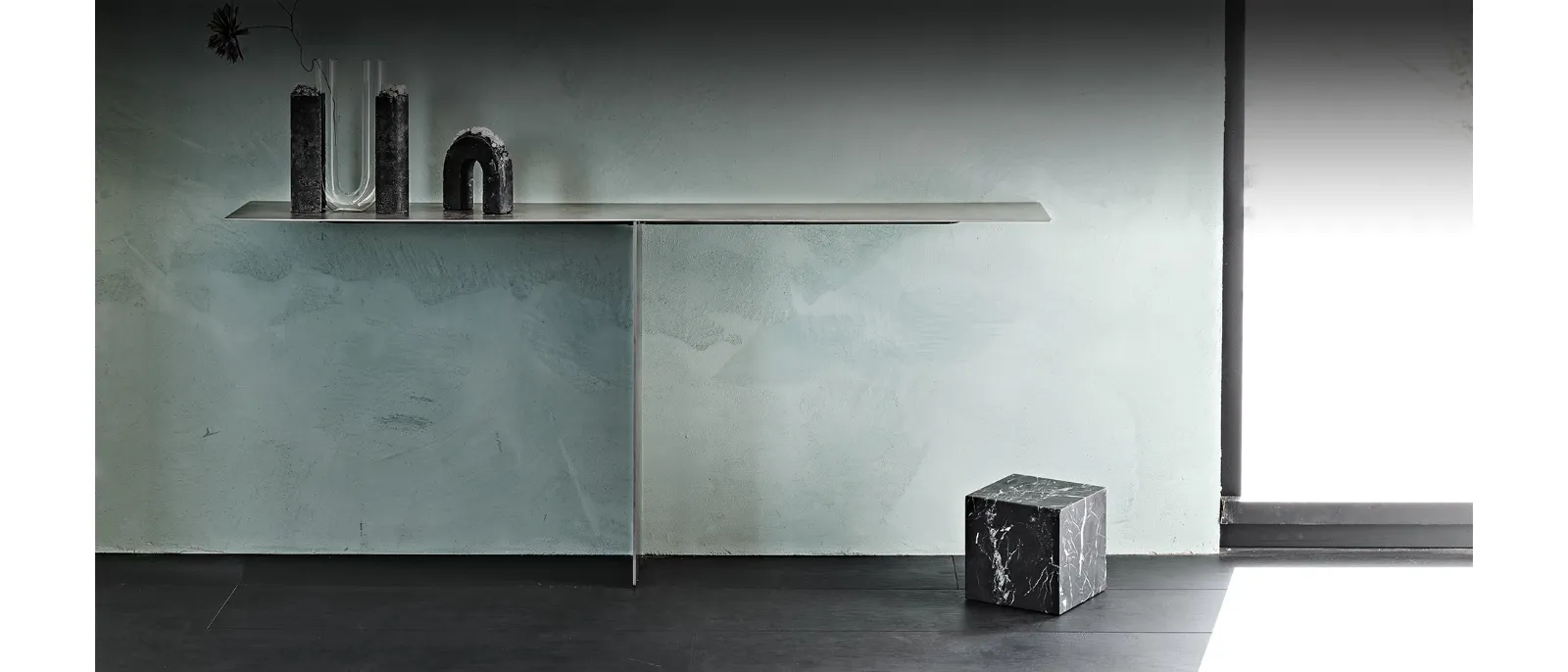 Consolle in acciaio Tee di Cattelan Italia