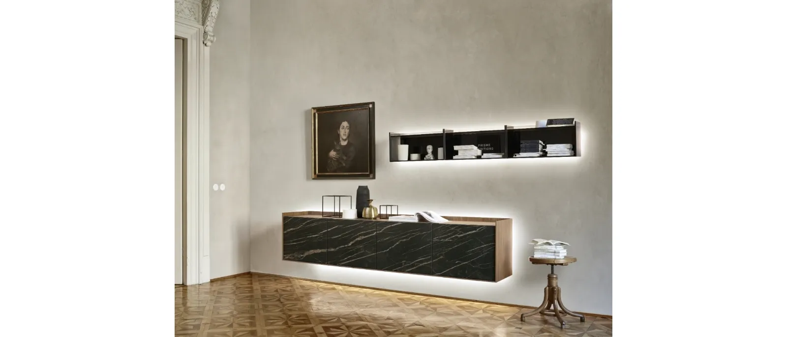 Mobile sospeso Cabaret Ceramica di Sangiacomo