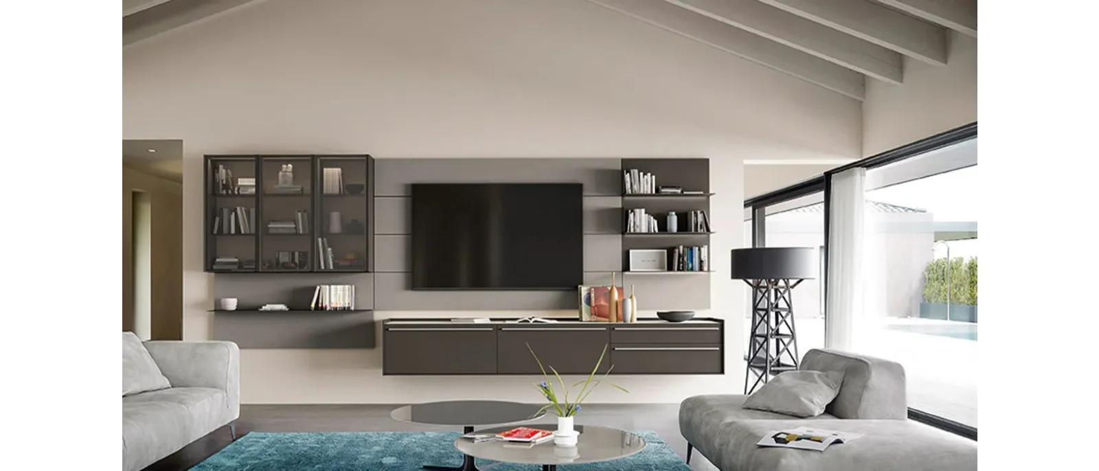 Parete Attrezzata Cabaret One 02 di Sangiacomo