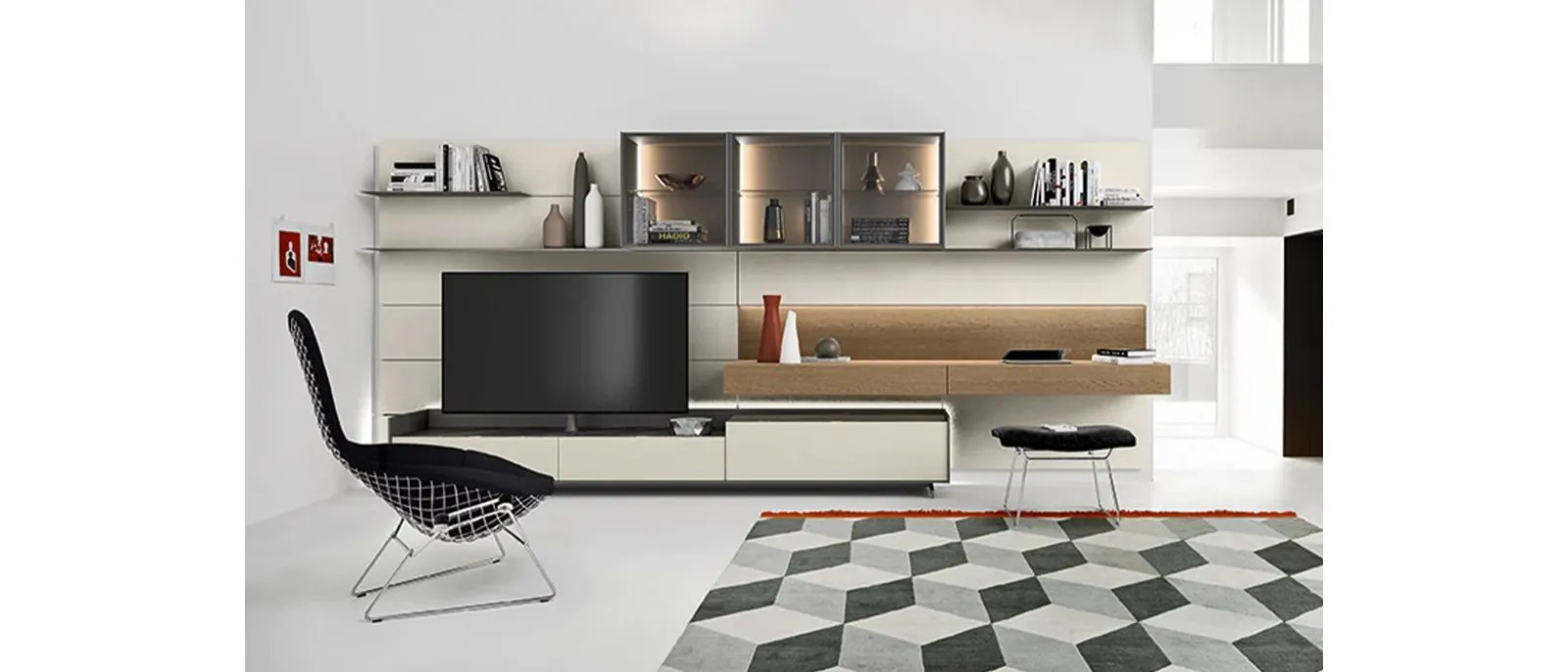 Parete Attrezzata Cabaret Step di Sangiacomo