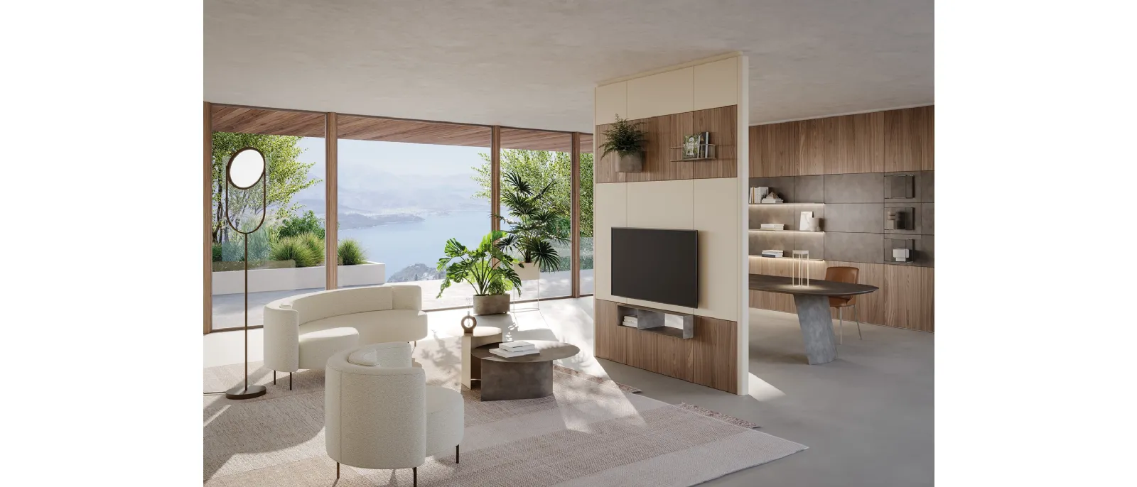 Parete Attrezzata Caddy Stand App in legno e metallo di Ronda Design