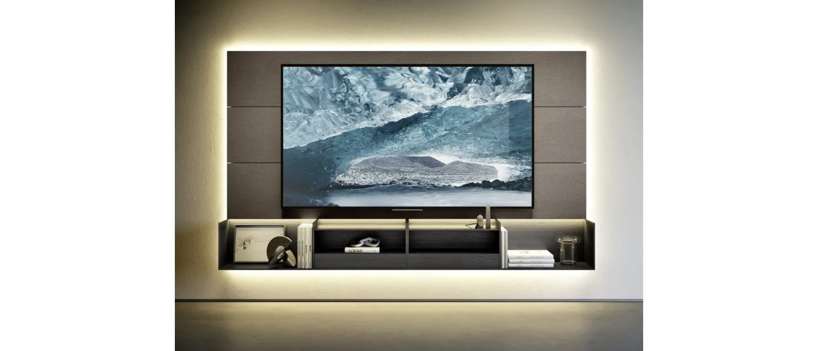 Parete Attrezzata Domino Boiserie 07 di Sangiacomo