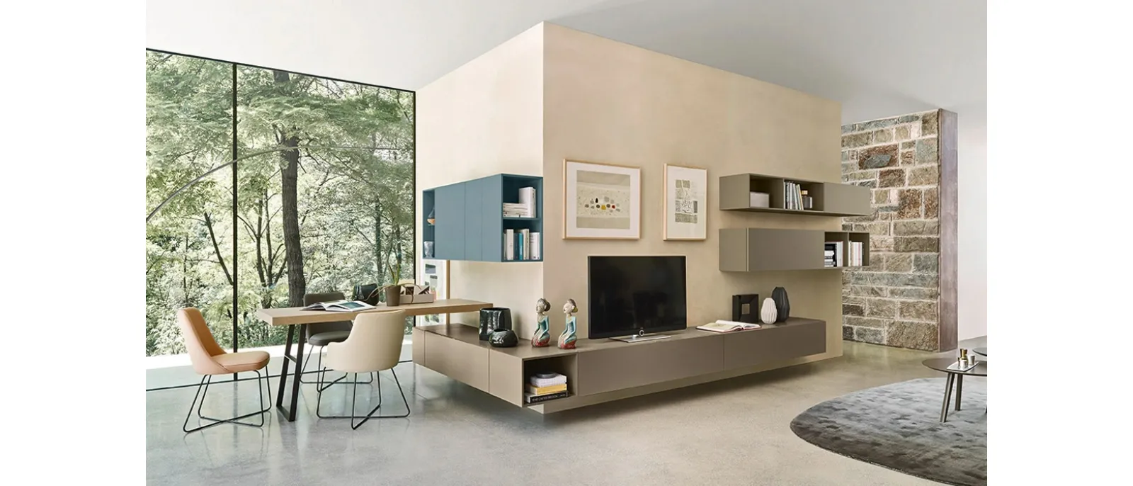 Parete Attrezzata Lampo 003 di Sangiacomo