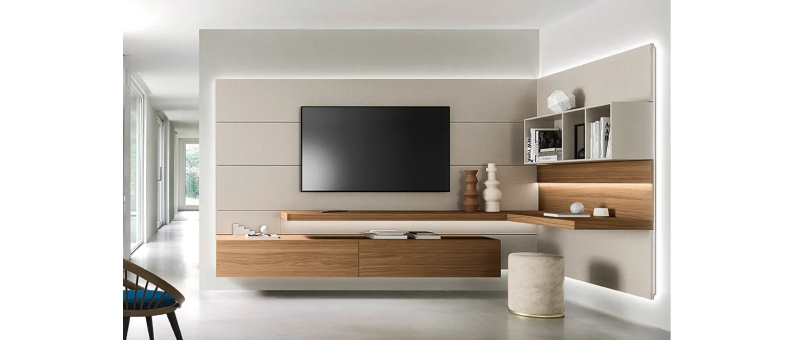 Parete Attrezzata Lampo 014 di Sangiacomo