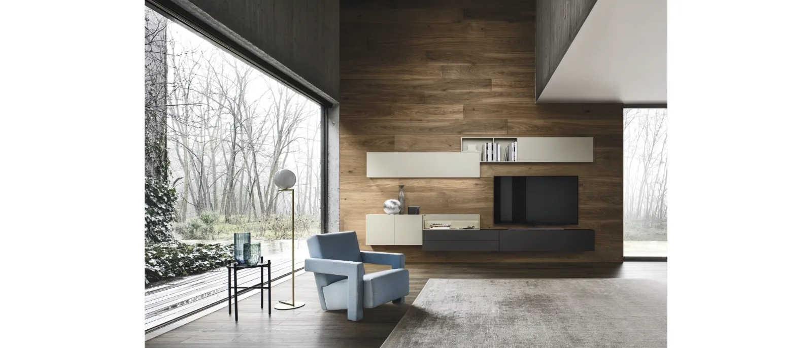 Parete Attrezzata Lampo 019 di Sangiacomo