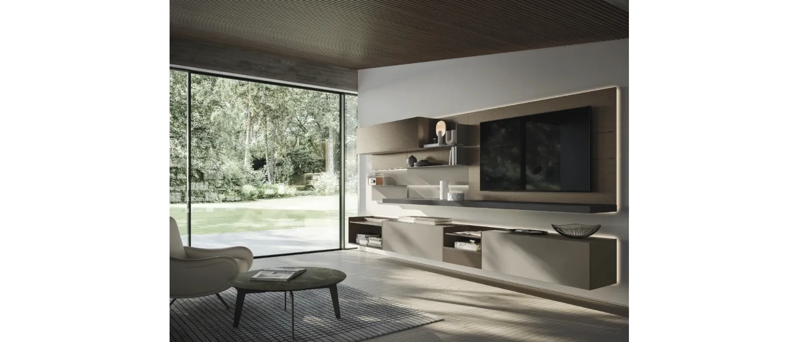 Parete Attrezzata Lampo 024 di Sangiacomo