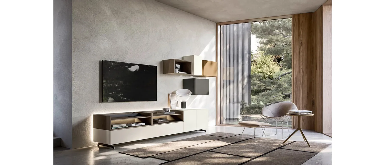 Parete Attrezzata Lampo 033 di Sangiacomo