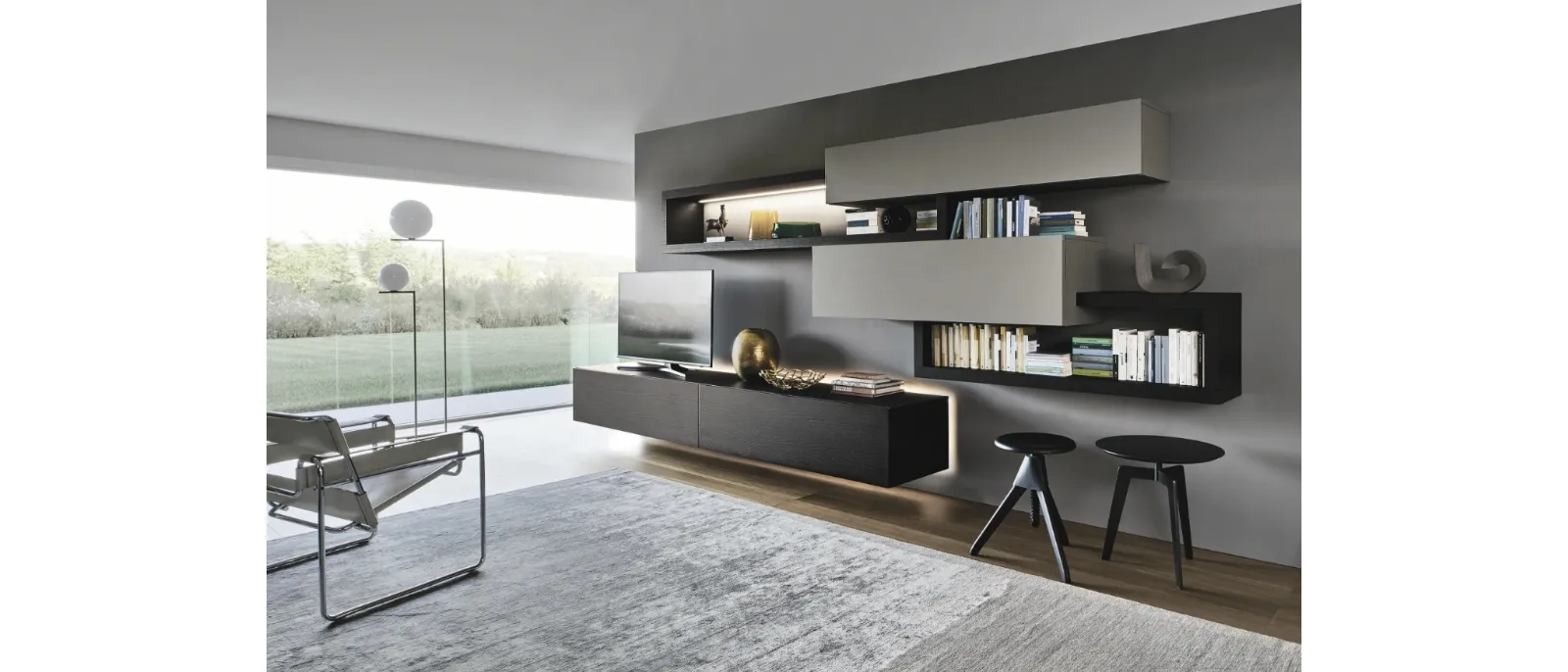 Parete Attrezzata Lampo 046 di Sangiacomo