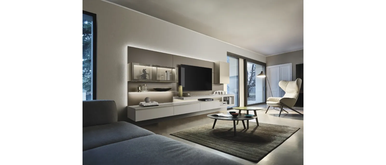 Parete Attrezzata Lampo 053 di Sangiacomo