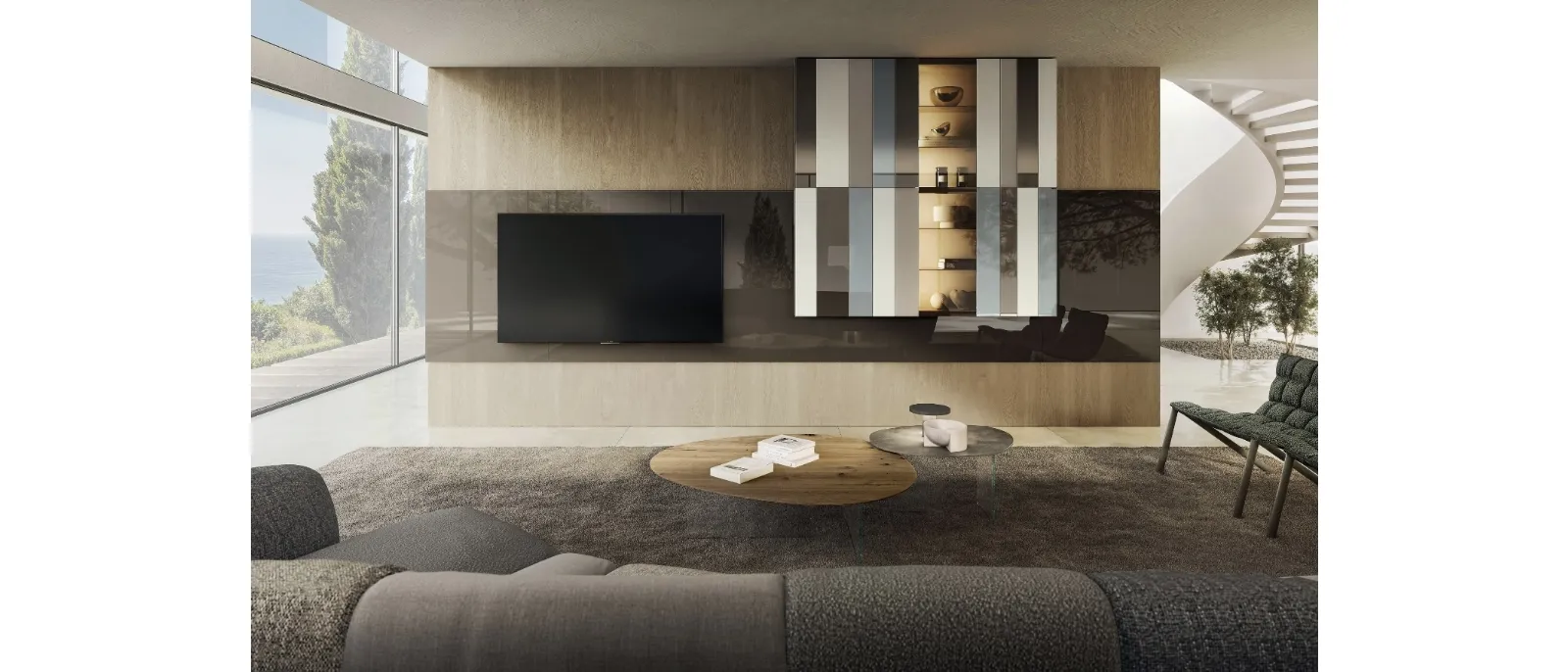 Parete Attrezzata NOW 2921 di Lago