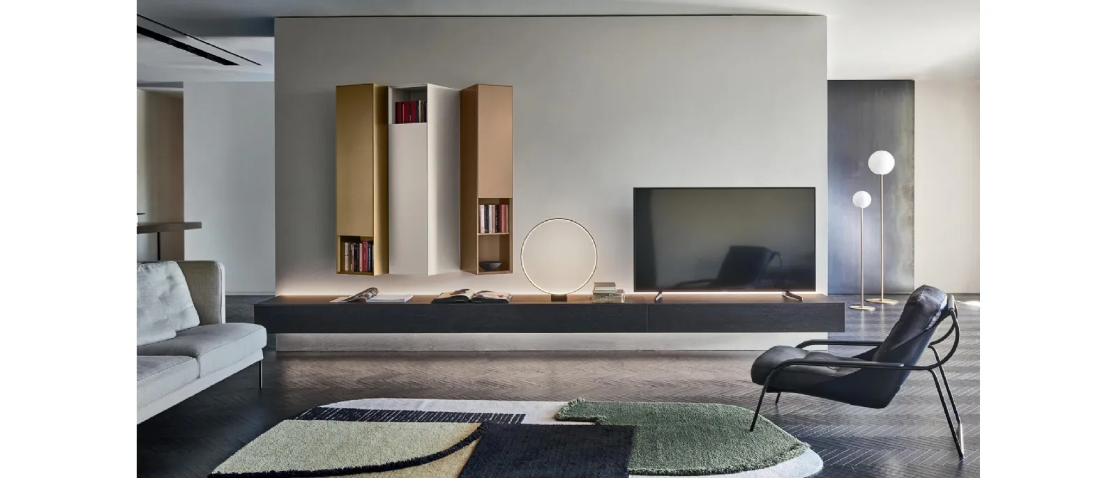 Parete Attrezzata Domino 01 di Sangiacomo