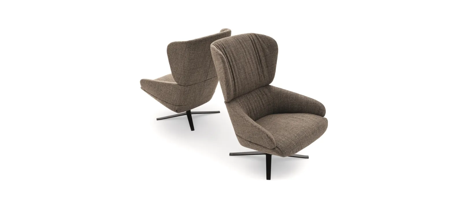 Poltrona in tessuto Cut & Cut Soft di Ditre Italia