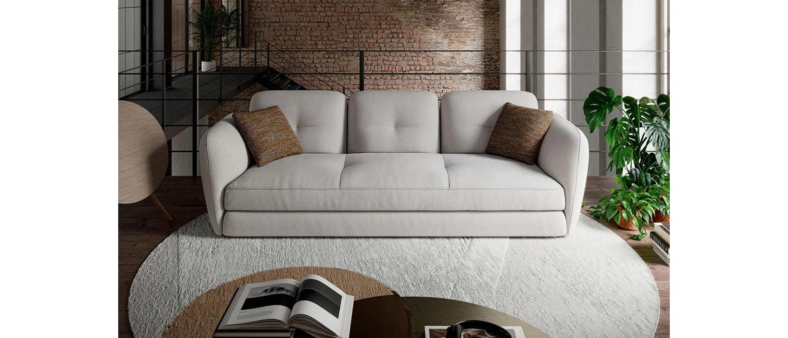 Divano lineare Michael di Cattelan Italia