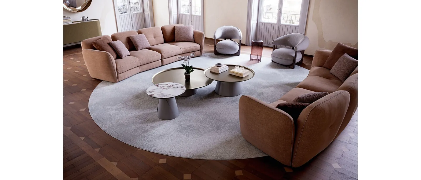 Divano lineare Michael di Cattelan Italia