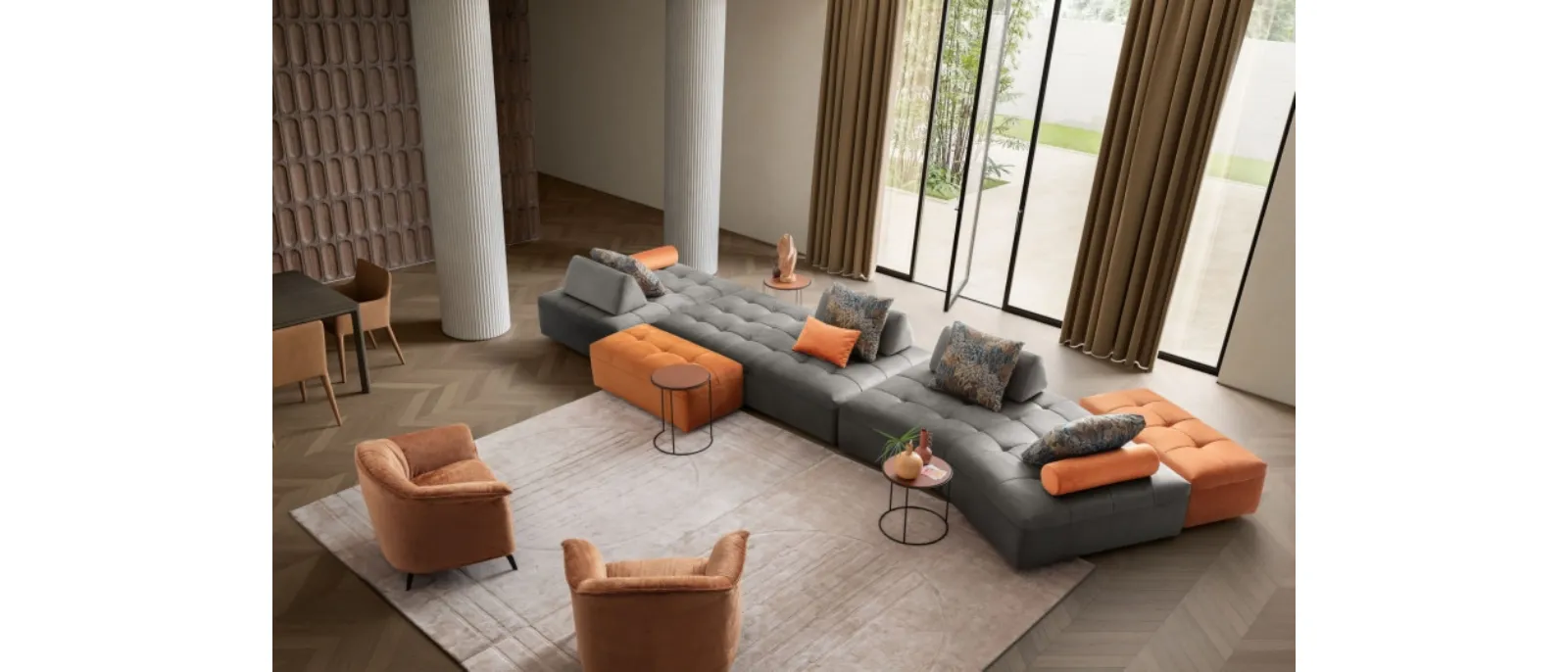 Divano componibile Reed di Le Comfort
