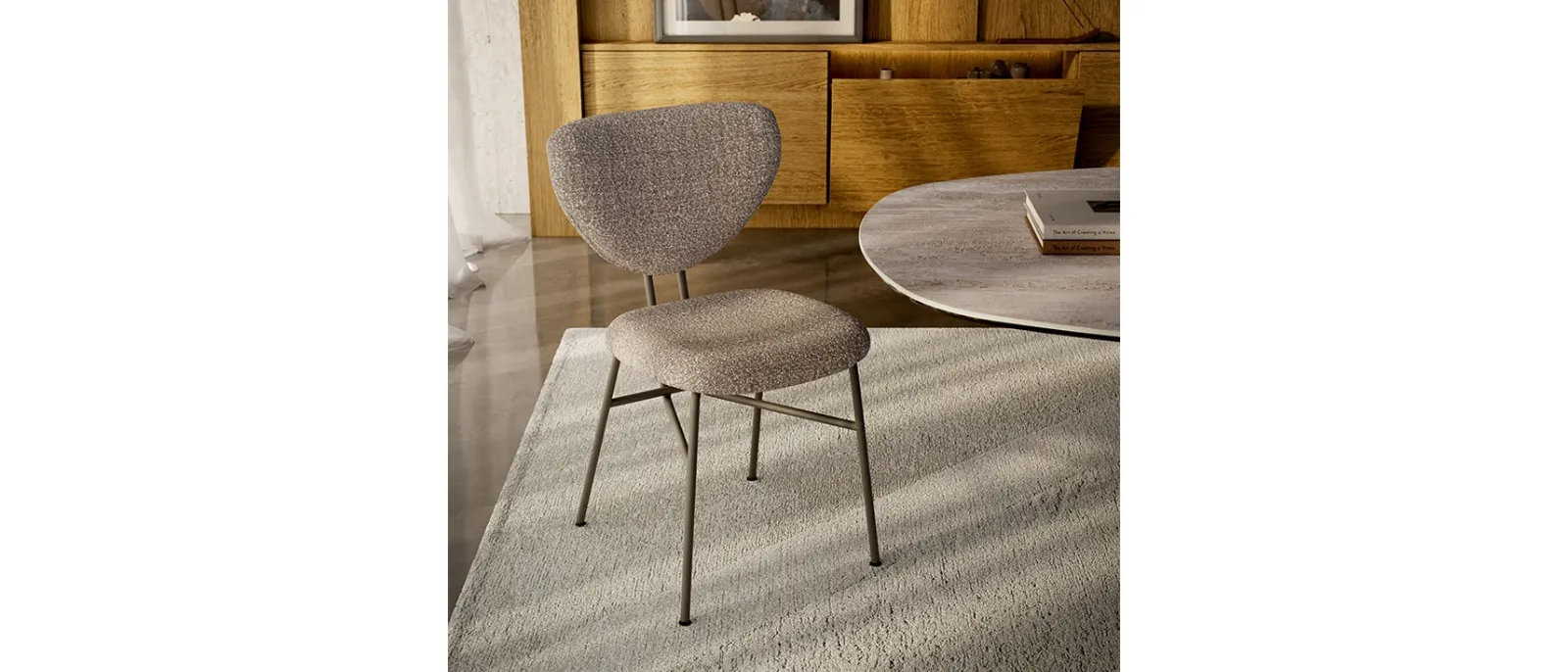 Sedia Chloe in tessuto di Cattelan Italia