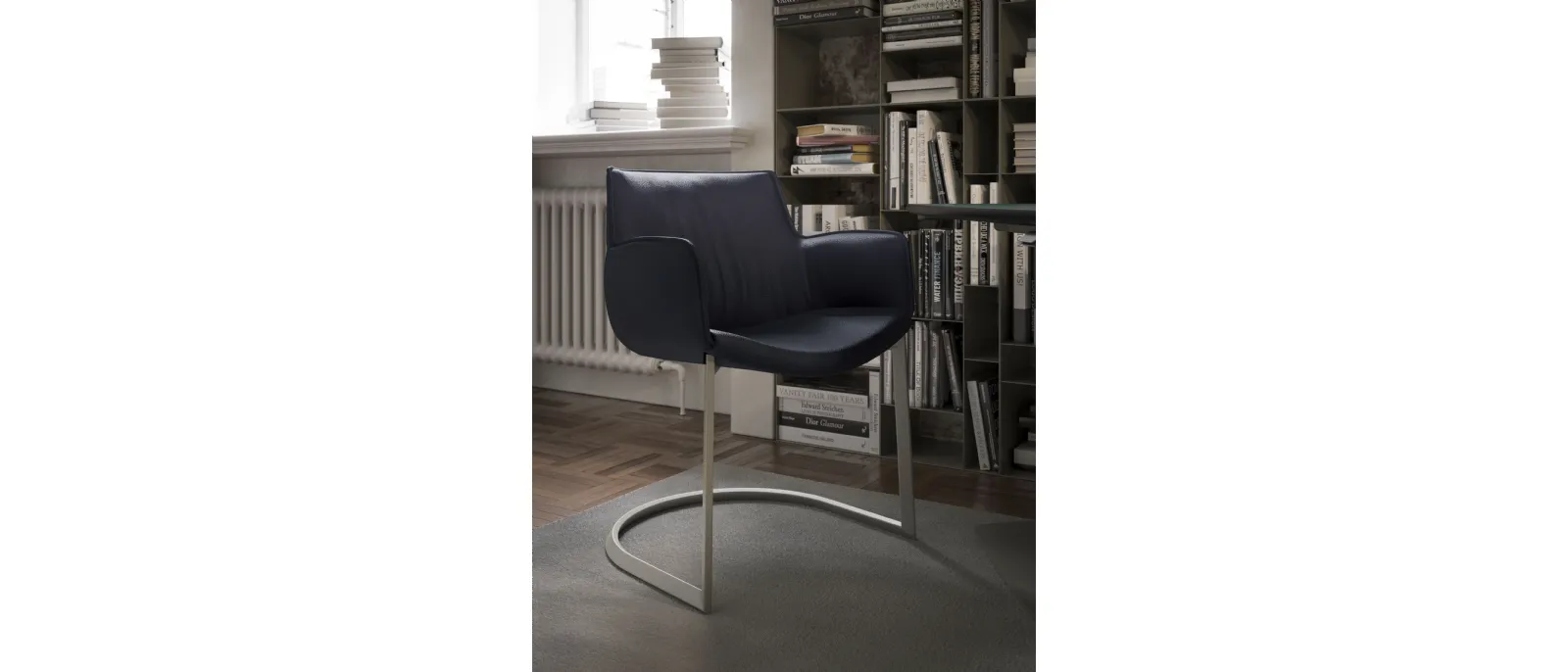 Sedia Rhonda Cantilever di Cattelan Italia