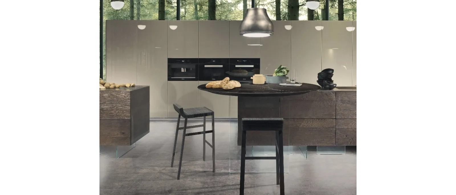 Sgabello di design in feltro Steps di Lago